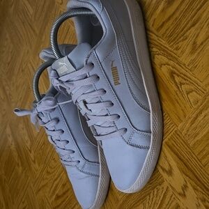 Puma Smash Leather Halogen Light Blue Sneakers